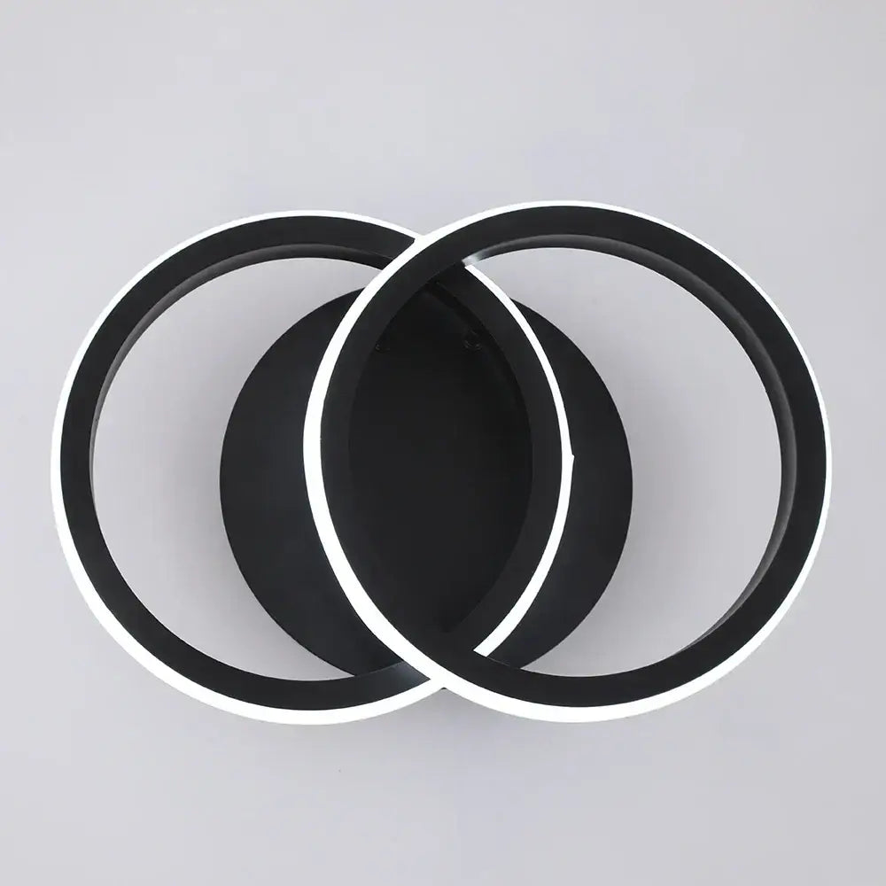 Modern minimalist black acrylic led ceiling lamp bedroom light