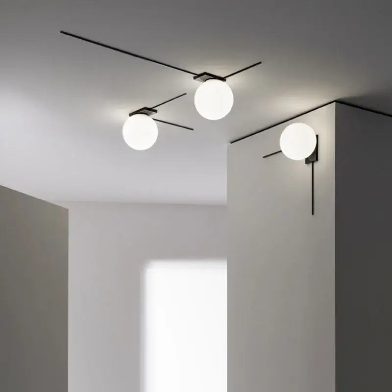 DecorBites™ Glass Ball Wall Lights for Modern Home Decor and Artistic Lighting