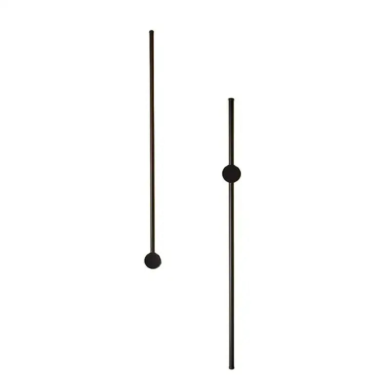 Modern minimalist black led strip wall lamp for staircase lighting
