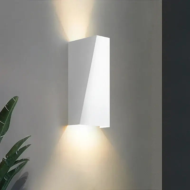Modern minimalist black led wall lamp bedroom reading light