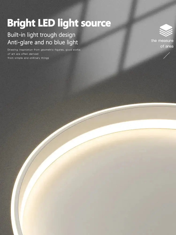 DecorBites™ Bedroom Lamp Ceiling Lights Modern Minimalist Master Bedroom Warm LED Lighting