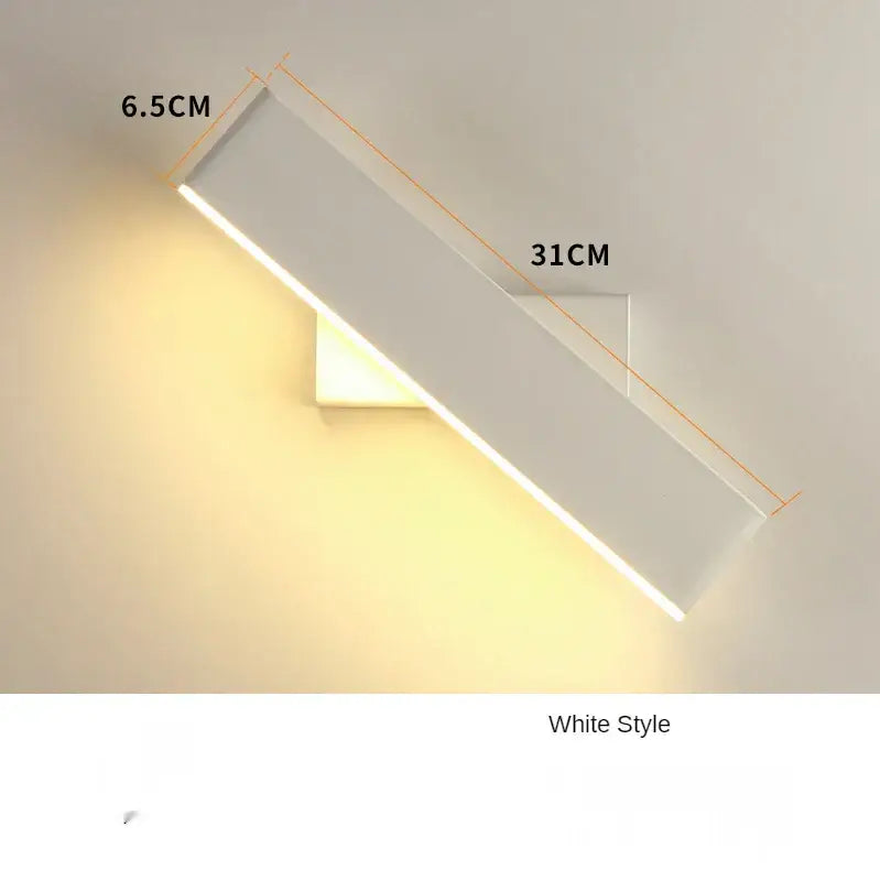 DecorBites™ 360 Degree Rotate Wall Lamp for Bedroom Hotel Bedside Sconce Reading Light