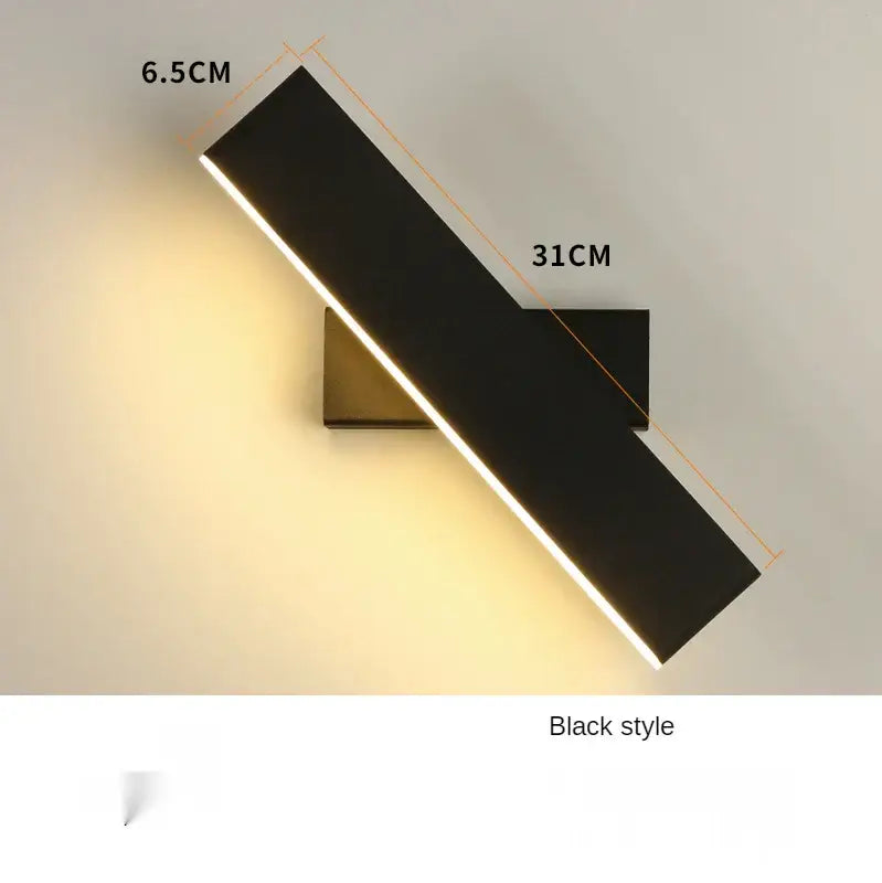 DecorBites™ 360 Degree Rotate Wall Lamp for Bedroom Hotel Bedside Sconce Reading Light