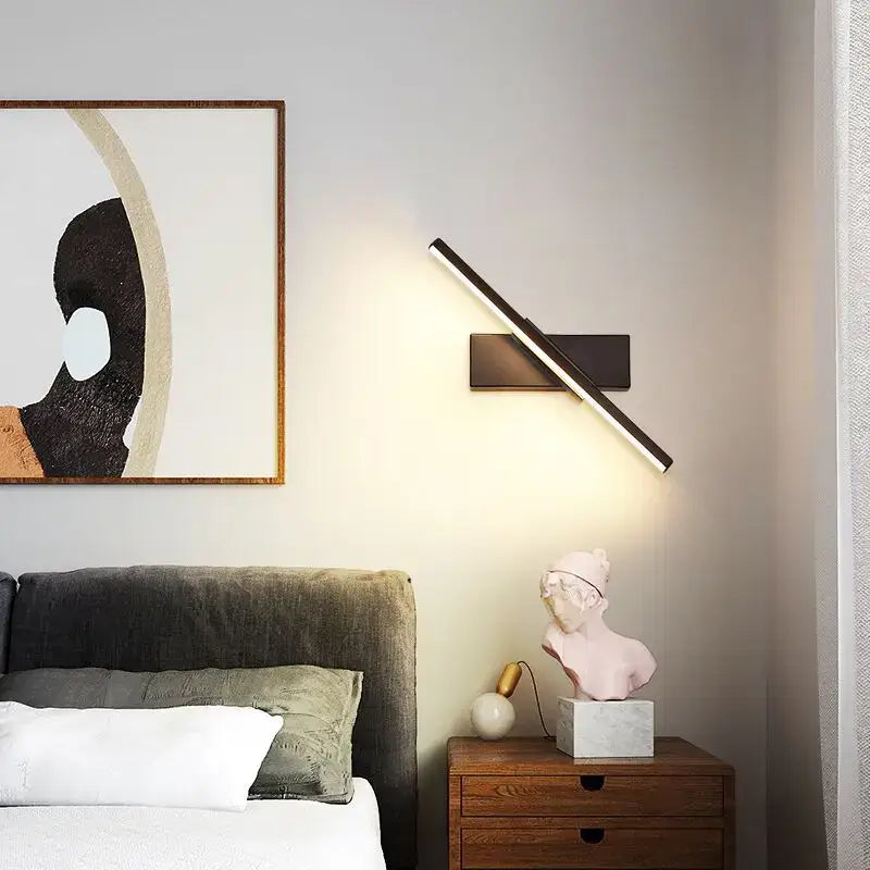 DecorBites™ 360° Rotatable LED Wall Lamp | Aluminum Indoor Bedroom Light