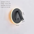 DecorBites™ LED Wall Lamp USB Charging Bedroom Hotel Bedside Reading Sconce Switch