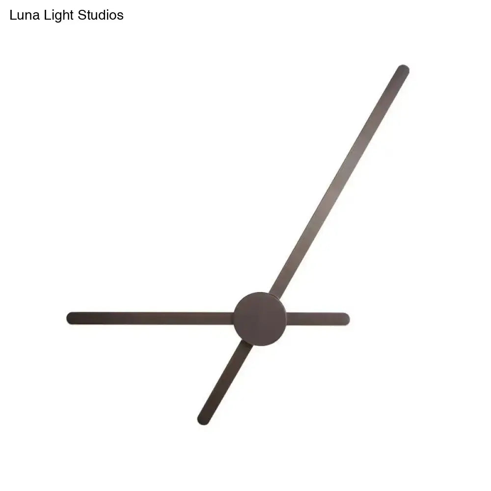 Modern minimalist coffee finish wall lamp bedroom sconce