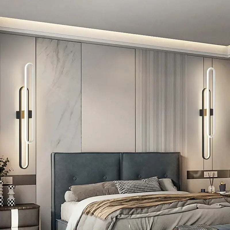 Modern minimalist decorbites led wall lights bedroom sconce