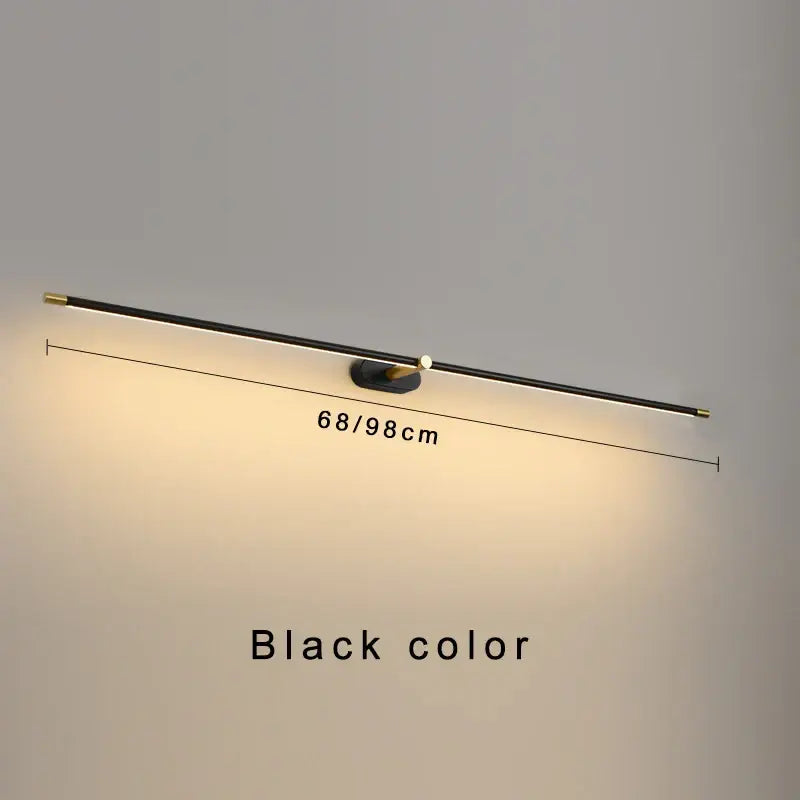 DecorBites™ Black/Gold/White LED Mirror Light for Modern Bathroom Wall Fixtures