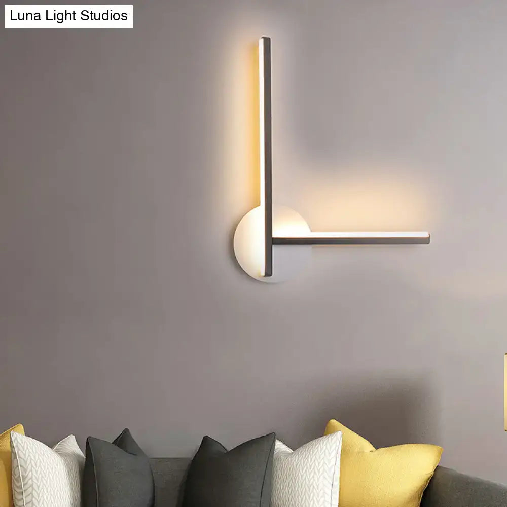 DecorBites™ Minimalist Acrylic LED Wall Sconce in Warm/White Light for Bedroom