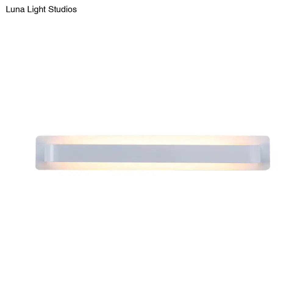 DecorBites™ Modern Black/Gray/White LED Linear Wall Sconce for Living Room Décor