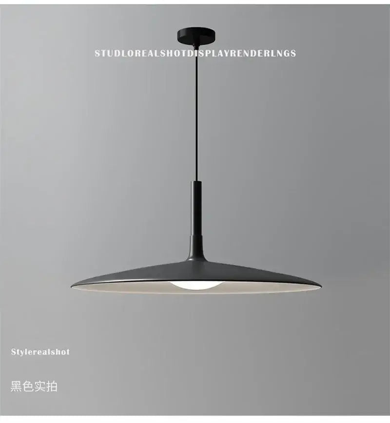 DecorBites™ LED UFO Pendant Lights: Nordic Aluminium Round Lamps for Home Decor and Indoor Lighting