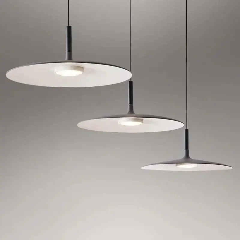 DecorBites™ LED UFO Pendant Lights: Nordic Aluminium Round Lamps for Home Decor and Indoor Lighting