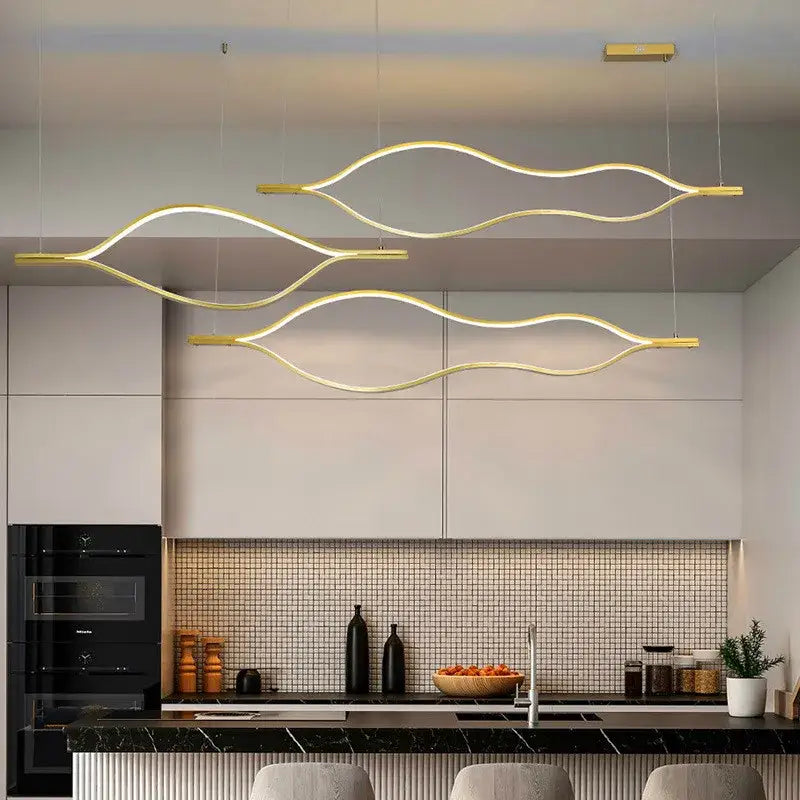 DecorBites™ Lip Shaped Chandelier: LED Lighting for Exhibition Hall, Living Room, Restaurant & Clothing Store