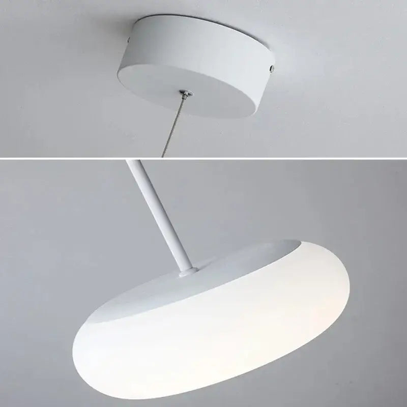 Modern minimalist white ceiling pendant lamp for kitchen bedroom