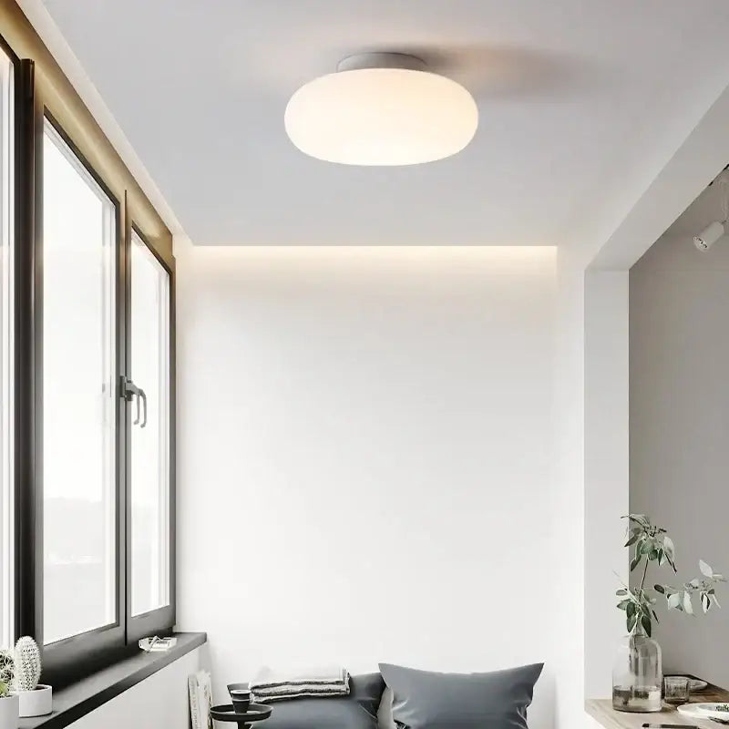 Modern minimalist white ceiling pendant lamp for kitchen bedroom