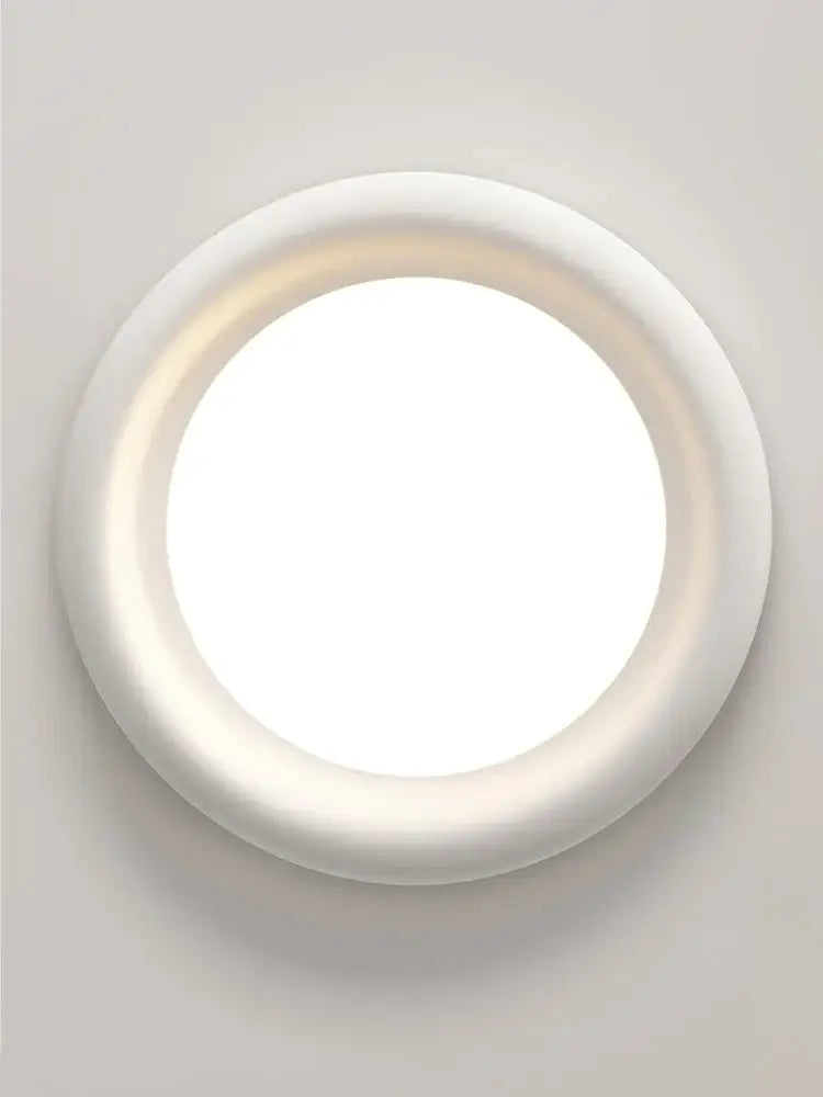 DecorBites™ Cream LED Ceiling Lamp for Girl's Room - Modern Minimalist Master Bedroom Lighting