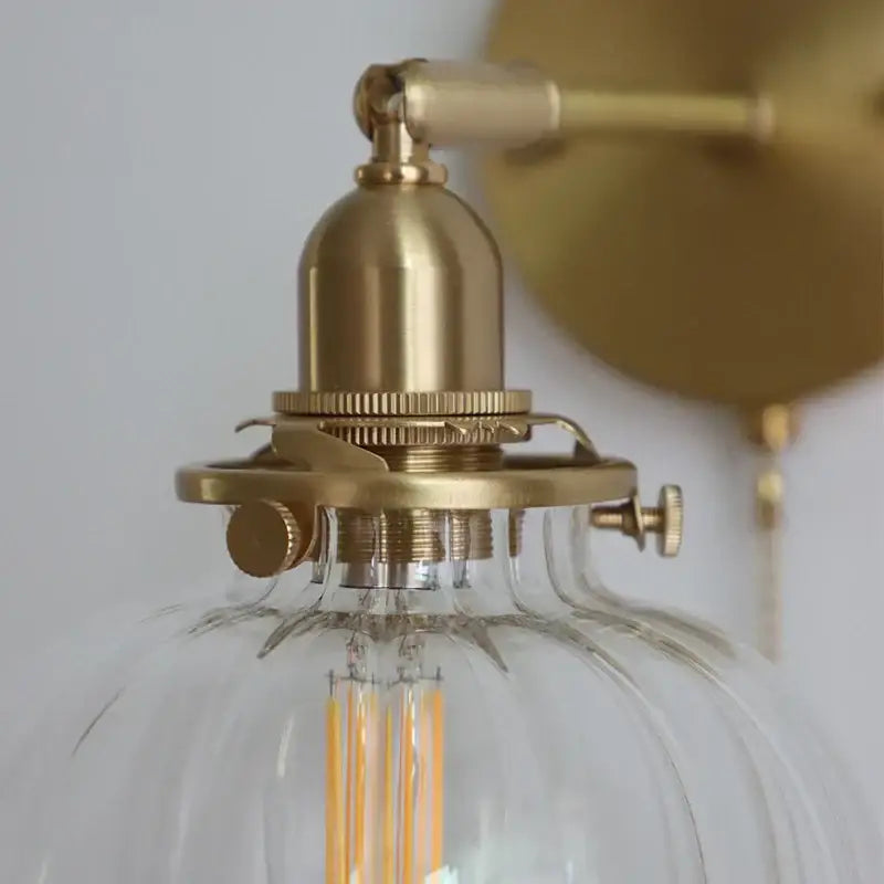 DecorBites™ Glass Ball Wall Lamp Sconce Modern Nordic Sconce Lighting for Bedroom Mirror