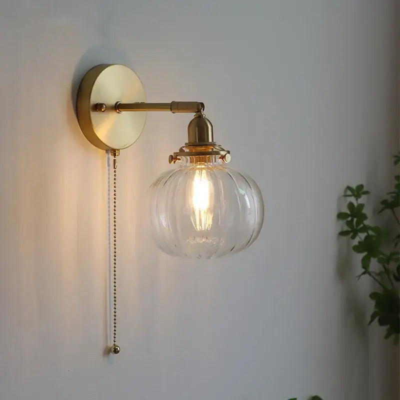 DecorBites™ Glass Ball Wall Lamp Sconce Modern Nordic Sconce Lighting for Bedroom Mirror