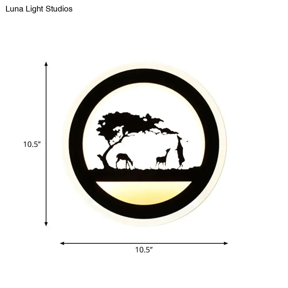 Modern nordic wall light with shelf – bedroom led bulb included