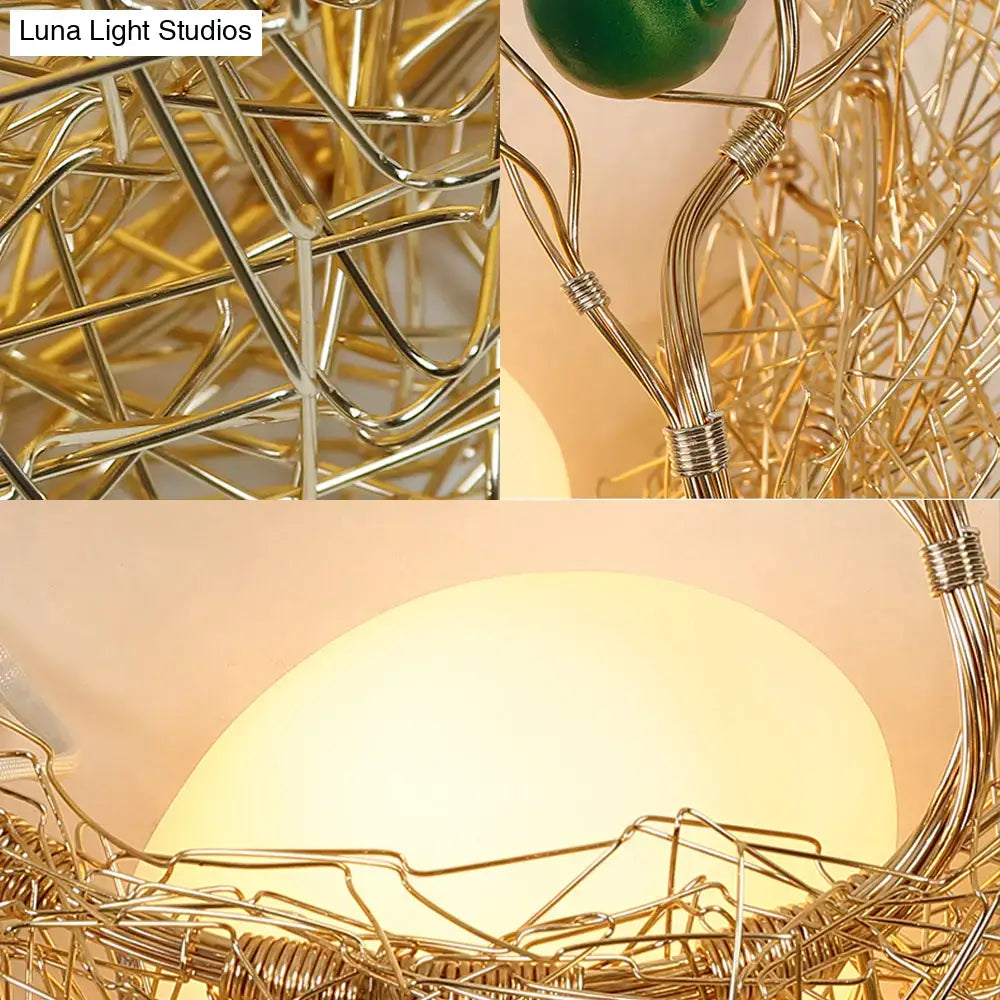 DecorBites™ Opal Glass Wall Sconce Light with Modern Flair for Living Room