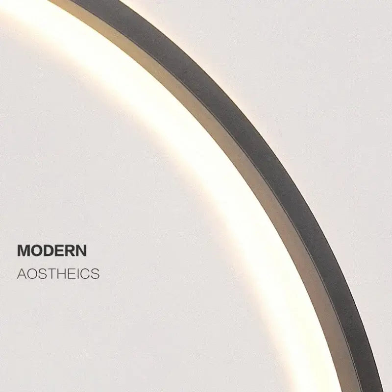 Modern oval led wall sconce bedroom mirror light