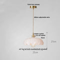 DecorBites™ Amber Glass LED Pendant Lamp 200cm Wire Adjustable Nordic Modern Simple Hanging Lights