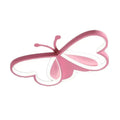 Modern pink decorbites butterfly led ceiling light for girls bedroom