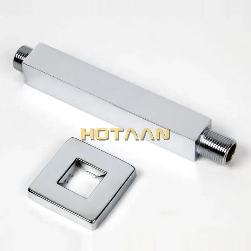 DecorBites™ Brass Chromed Shower Arm 25cm - Bathroom Shower Accessories