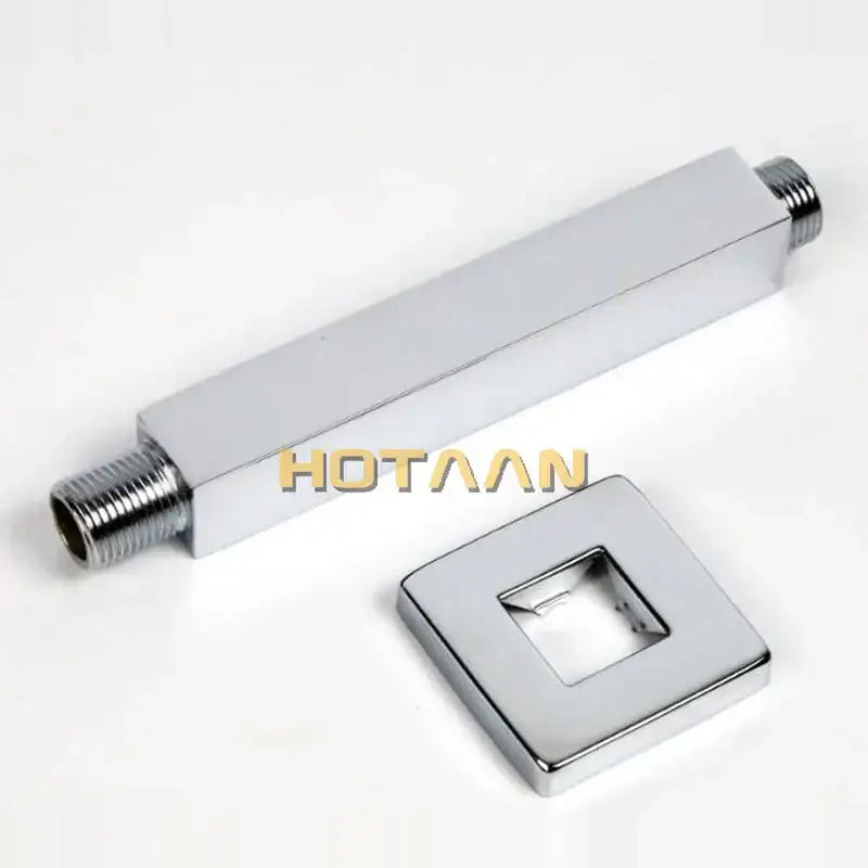 DecorBites™ Brass Chromed Shower Arm 25cm - Bathroom Shower Accessories