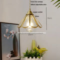 Modern ribbed blue glass led pendant light for kitchens