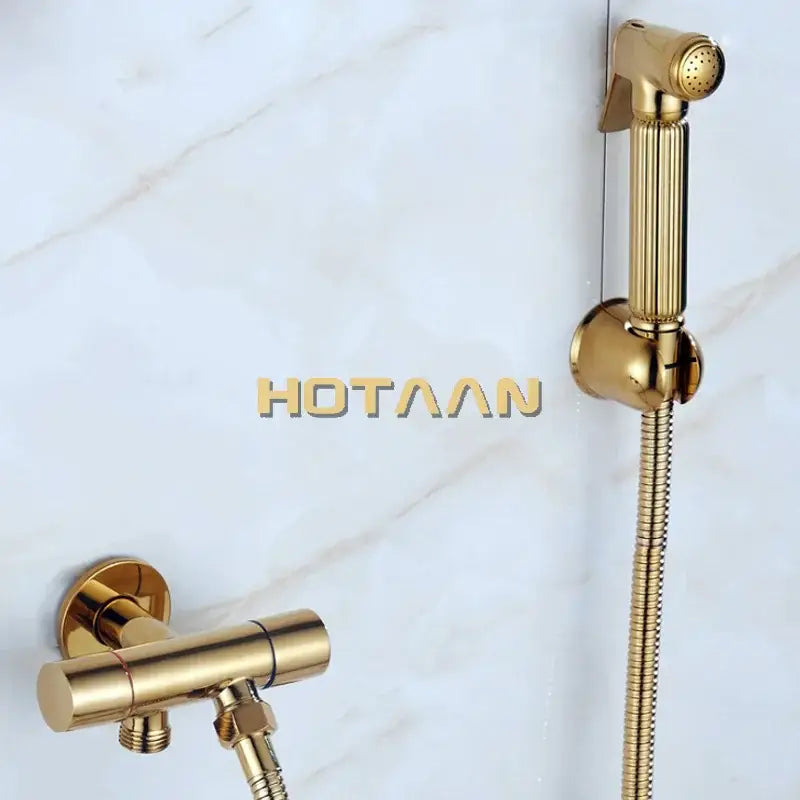 DecorBites™ Copper Bidet Sprayer Set for Bathroom Hygiene
