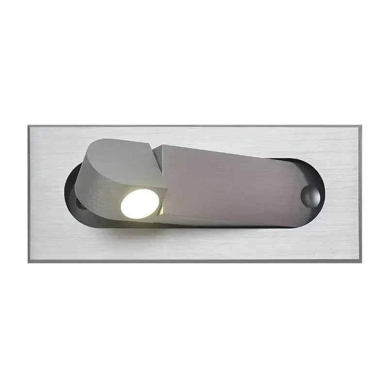 Modern rose gold & stainless steel led wall lamp bedroom reading light
