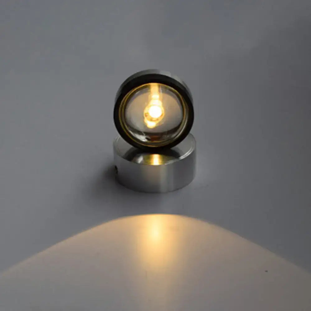Modern silver finish crystal wall sconce – warm & white bedroom light