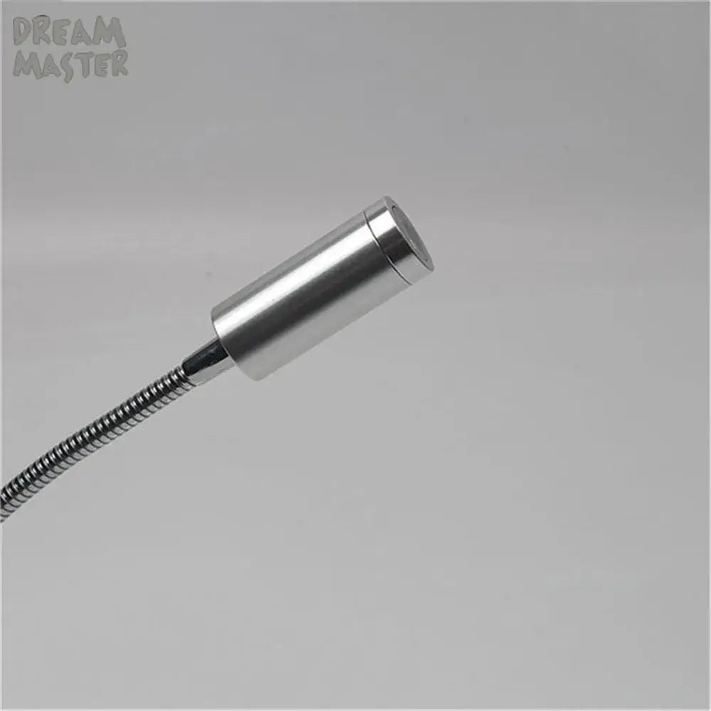 Modern silver flexible led wall lamp bedroom reading sconce