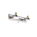 Modern stainless steel wall light chrome & gold bathroom vanity light
