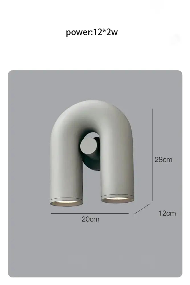 DecorBites™ LED U-shaped Wall Lamp for Stylish Home Lighting