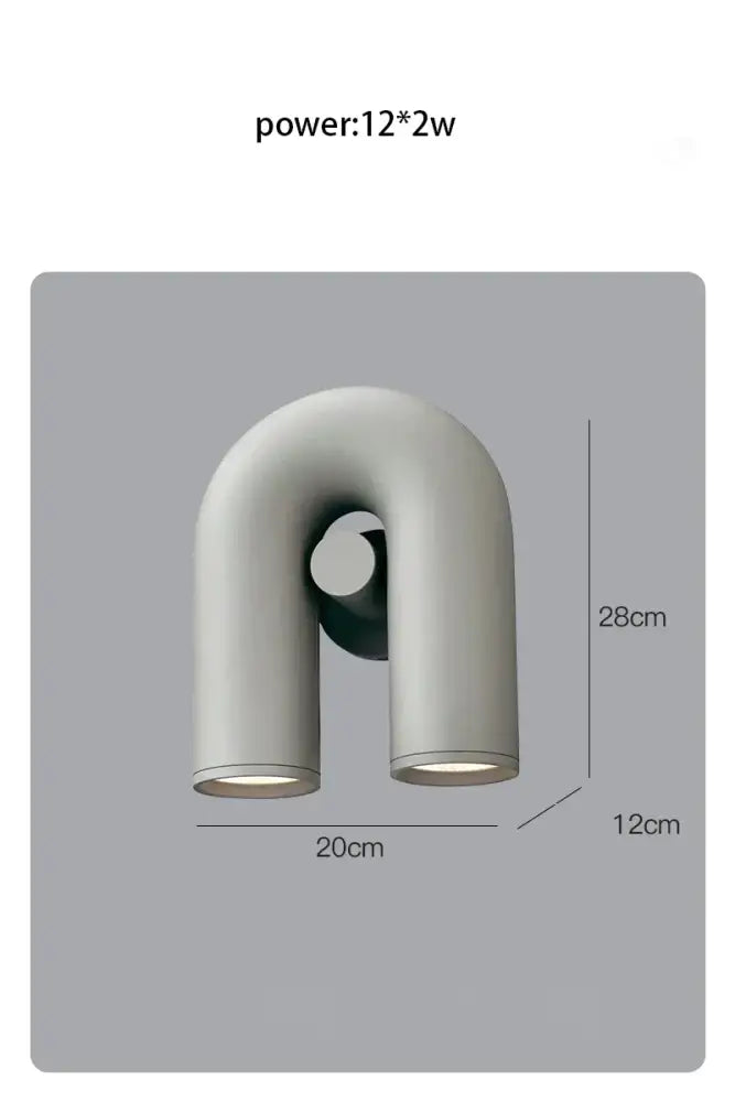 DecorBites™ LED U-shaped Wall Lamp for Minimalist Living Room and Staircase Lighting