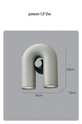 DecorBites™ LED U-shaped Wall Lamp for Minimalist Living Room and Staircase Lighting