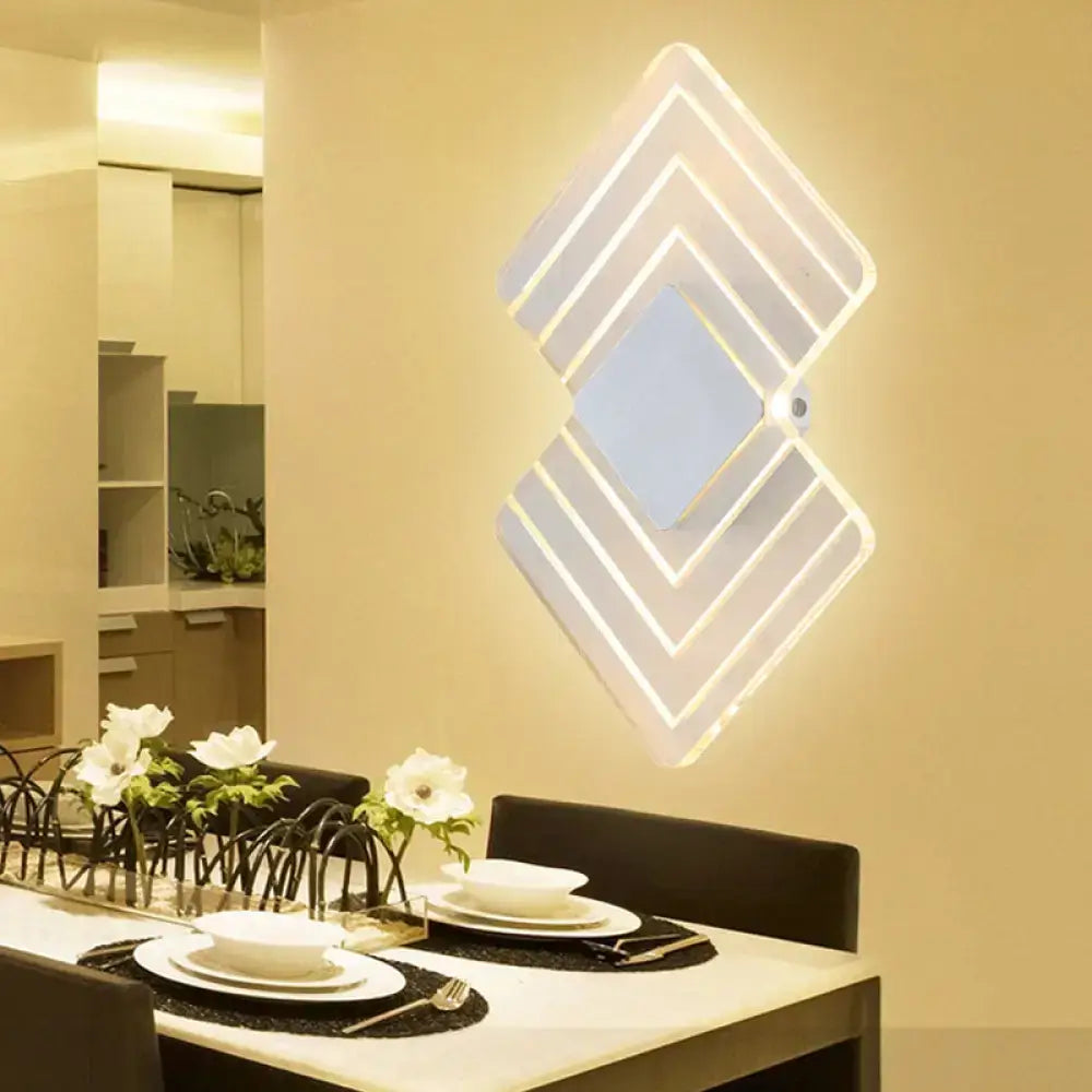 Modern textured silver & black led wall sconce bedroom direct wired