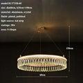 2024 DecorBites™ Modern Crystal LED Chandelier for Living & Dining Room Decor