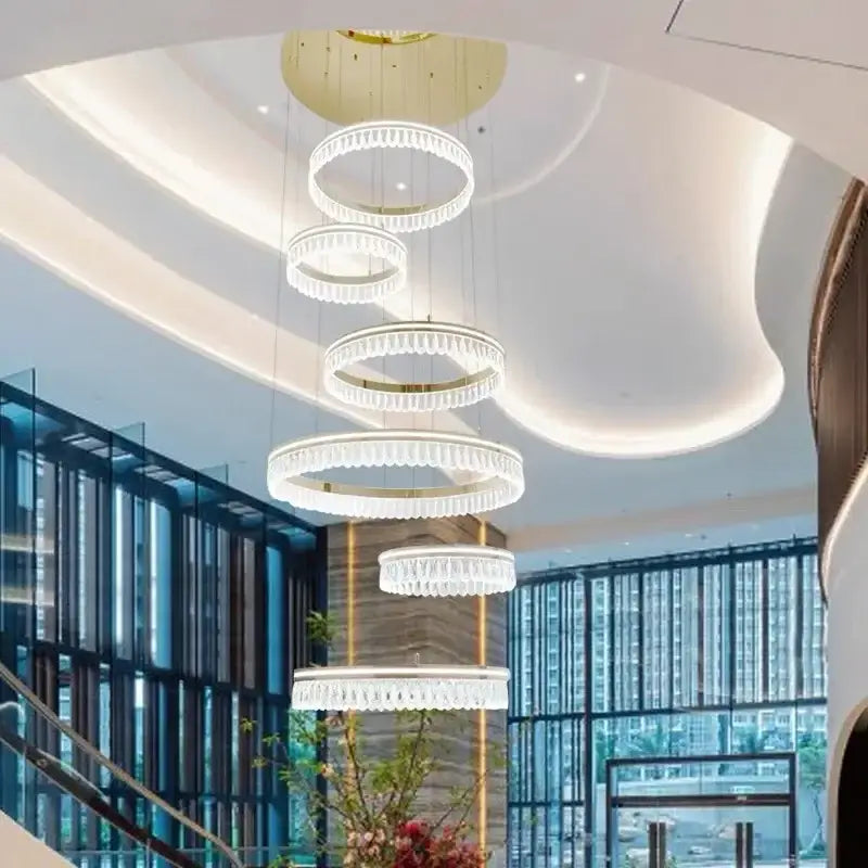 2024 DecorBites™ Modern Crystal LED Chandelier for Living & Dining Room Decor