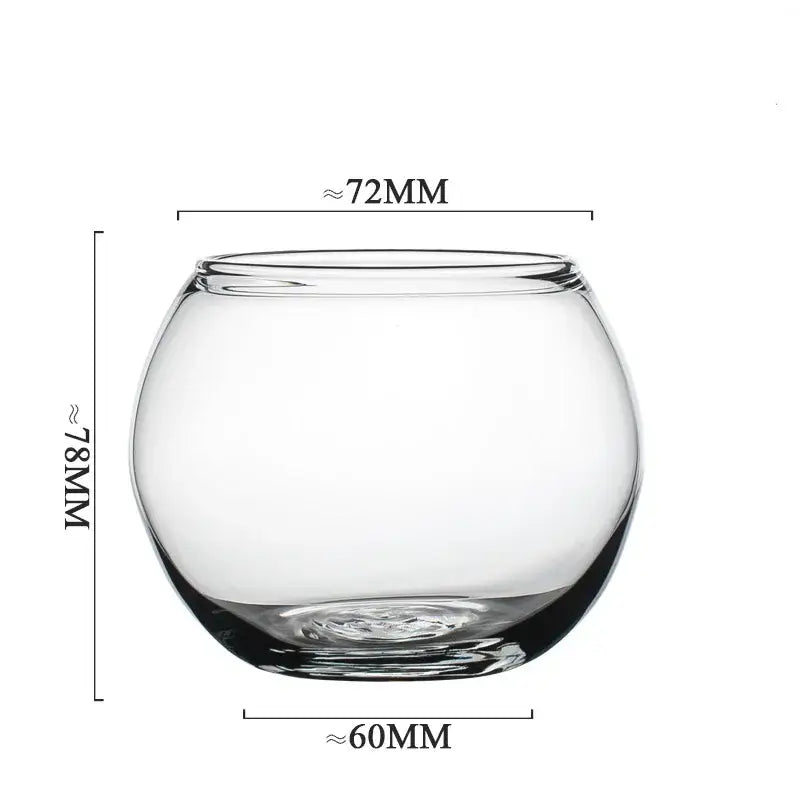 DecorBites™ 400ml Transparent Glass Coffee Mug for Home Bar Party Cocktails
