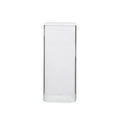 DecorBites™ 370ml Transparent Glass Square Tea Milk Cup - Temperature Resistant Juice Cup