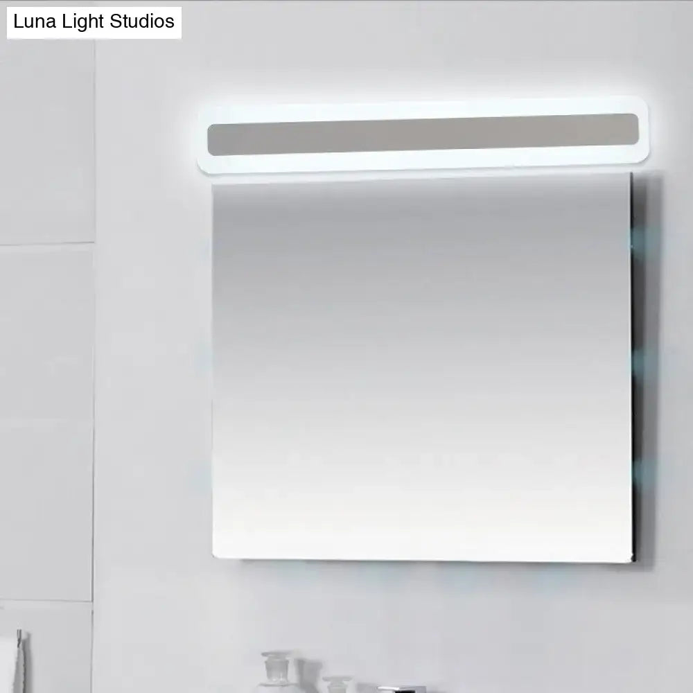 Modern ultrathin bar shaped white led wall sconce bedroom light