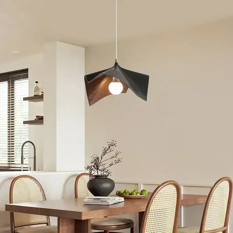 DecorBites™ Black Resin LED Chandelier Pendant Light for Living Room and Bedroom