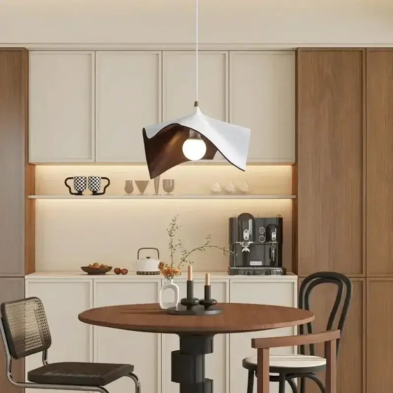 DecorBites™ Black Resin LED Chandelier Pendant Light for Living Room and Bedroom