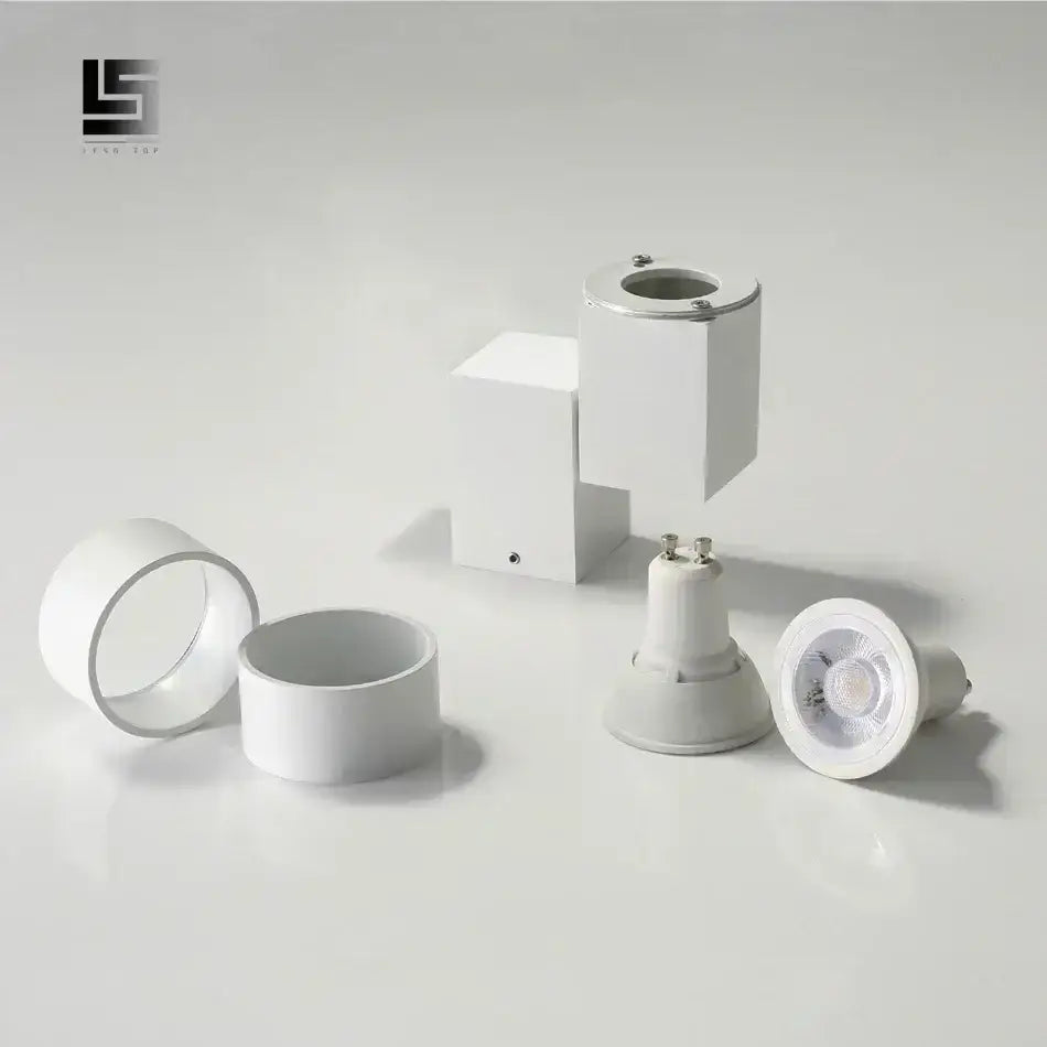 Modern white adjustable angle downlight living room spotlight fixture