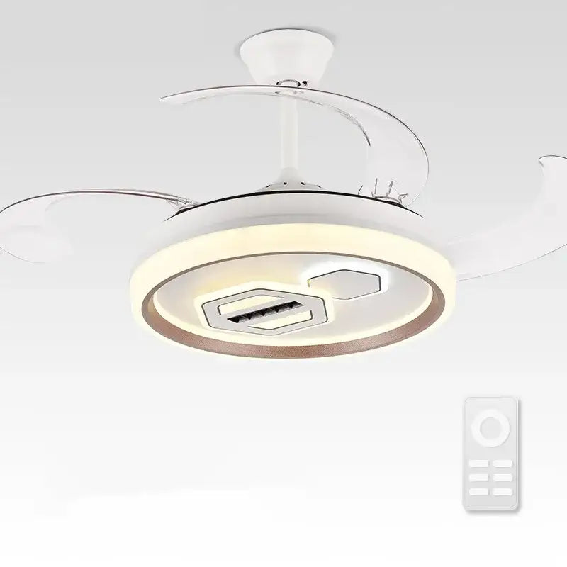 DecorBites™ Adjustable Blade Ceiling Fan Light with Remote-Controlled LED - Elegant Home Decor
