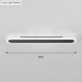 Modern white and black acrylic bar wall lamp corridor light 110v 240v