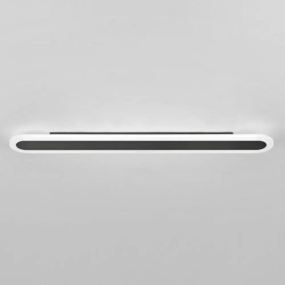 Modern white and black acrylic bar wall lamp corridor light 110v 240v